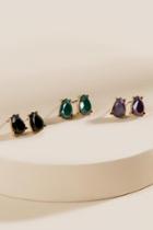 Francesca's Josie Teardrop Stud Earring Set - Multi