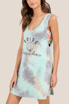 Francesca Inchess Adios Beaches Tank Dress Cover-up - Light Blue