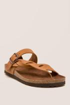Francesca Inchess Crafty Braid Strap Footbed Sandal - Brown