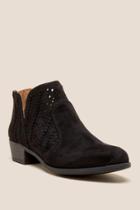 Indigo Rd Casey Chop Out Ankle Boot - Black