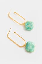 Women's Lou Semi Precious Drop Earrings In Turquoise By Francesca's - Size: One Size