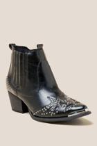 Wanted Lonestar Studded Western Boot - Black
