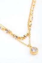 Francesca's Nichelle Layered Baguette Necklace - Gold