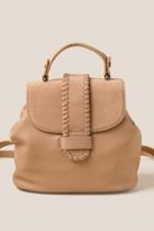 Francesca's Tori Whipstitch Mini Backpack - Nude