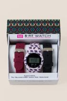Francesca's Kailee Elephant B-fit Boxed Watch - Wine