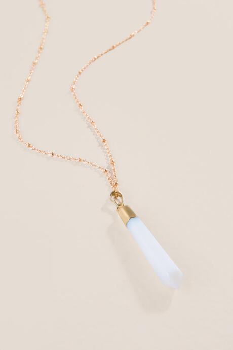 Francesca's Etoile Opal Dagger Pendant - Iridescent