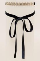 Francesca's Laila Crystal Choker - Black