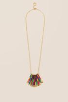 Francesca's Evalyn Sunburst Long Necklace - Multi