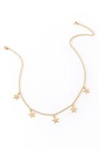 Francesca's Willa Star Choker Necklace - Gold