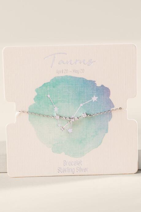 Francesca's Taurus Sterling Constellation Bracelet - Silver