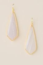 Francesca's Saylor Mother Of Pearl Earrings - Pale Pink