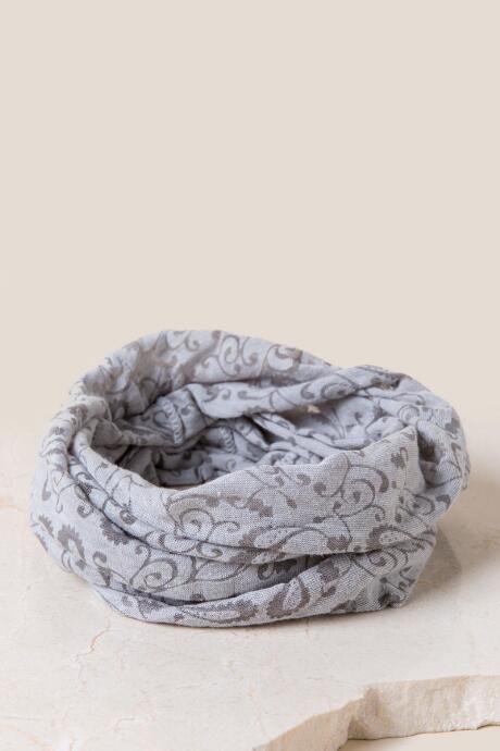 Francesca's Parker Paisley Headband - Gray