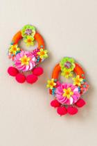Francesca's Cabana Sequin Statement Earrings - Multi