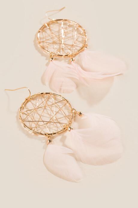 Francesca's Camila Dreamcatcher Earrings - Gold