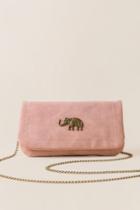 Francesca's Savannah Elephant Wallet Crossbody - Pink