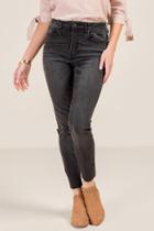 Francesca's Harper Heritage High Rise Black Jeans - Black