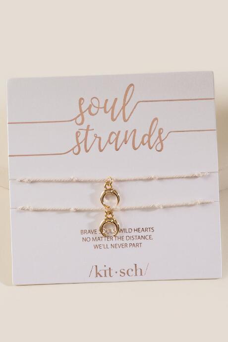 Kitsch Soul Strand Bracelet - Taupe