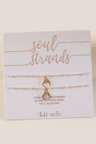 Kitsch Soul Strand Bracelet - Taupe