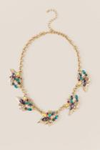 Francesca Inchess Zaylee Marquis Statement Necklace - Multi
