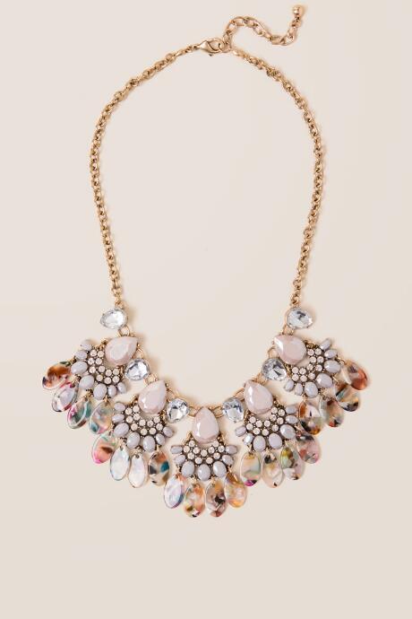 Francesca's Vienna Tonal Statement Necklace - Multi