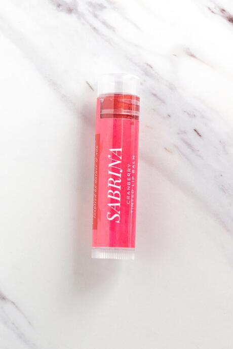 Francesca's Sabrina Cranberry Tinted Lip Balm - Red