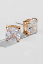 Francesca's Princess Cut 2 Ct. Cubic Zirconia Classic Stud Earrings - Crystal