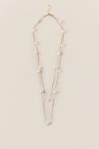 Francesca's Libby Pearl Station Necklace - Pearl