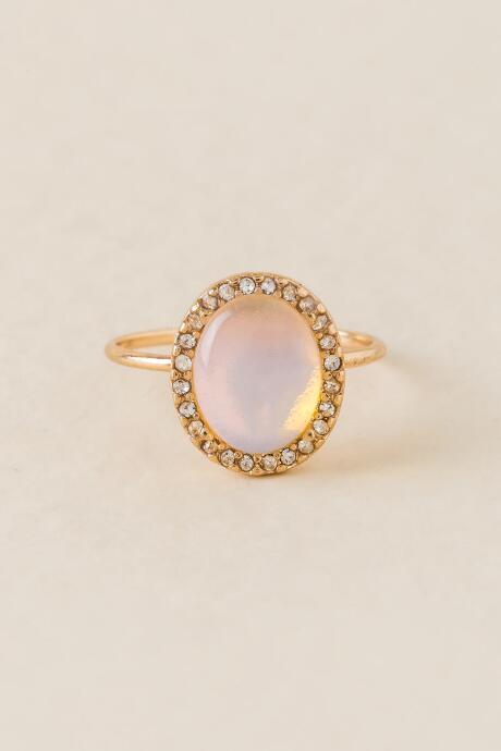 Francesca's Julia White Opal Ring - White