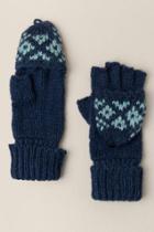 Francesca's Katie Fair Isle Gloves - Navy