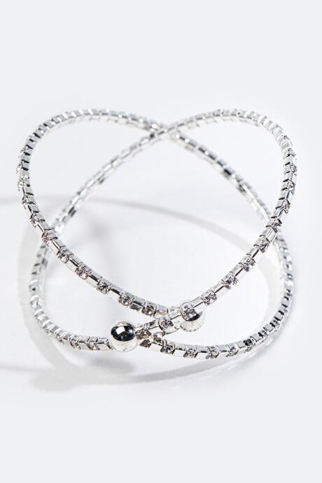 Francesca's Carrine Baguette Cuff - Silver