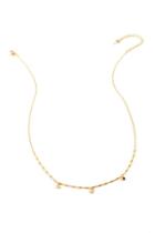 Francesca's Nessa Beaded Mini Charm Necklace - Marigold