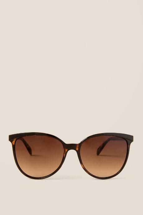 Francesca's Aria Over Sized Sunglasses - Tortoise
