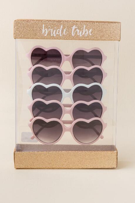 Francescas Bride Tribe Sunglasses Set - White