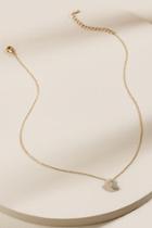 Francesca's Yesenia Pav Horn Pendant Necklace - Gold