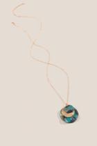 Francesca's Shandy Circle Pendant Necklace - Gold