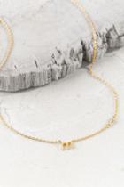 Francesca's M 14k Initial Necklace - M