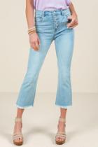 Francesca's Jordan High Rise Flare Jeans - Lite