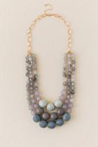 Francesca Inchess Erin Beaded Strands Necklace - Gray
