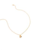 Francesca's Bella Moon And Star Choker Necklace - Gold