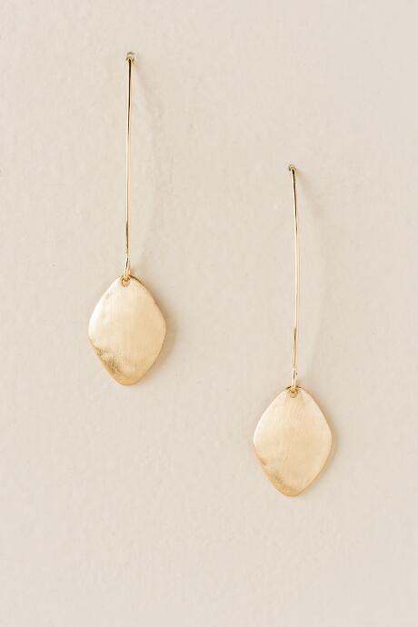 Francesca's Sarah Diamond Drop Earring - Gold