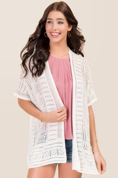 Mi Ami Mia Open Slit Wrap - Ivory