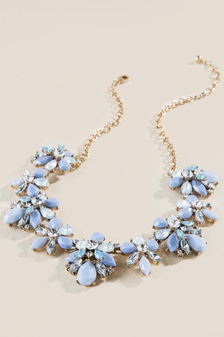 Francesca's Allegra Statement Necklace - Periwinkle