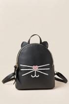 Francesca's Audrey Cat Mini Backpack - Black