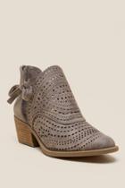 Francesca Inchess Cici Chopout Ankle Boot - Gray