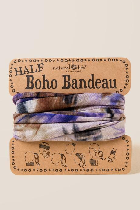 Francesca Inchess Half Boho Bandeau By Natural Life In Lavender Earth - Purple