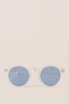 Francescas Jojo Round Sunglasses In Blue - Blue