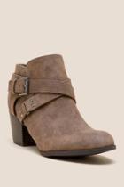 Indigo Rd Sablena Buckle Ankle Boot - Taupe