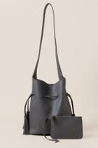 Rancesca's Leslie Tassel Bucket Crossbody - Gray