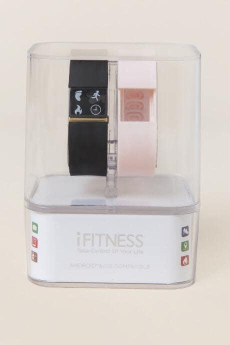 Francesca's Tancy Fitness Tracker Watch - Blush
