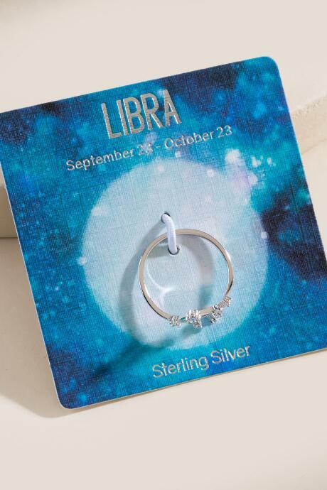 Francesca's Libra Sterling Constellation Ring - Silver